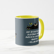 色が見分けにくい猫のマグカップ