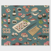 色ずし、継ぎ目転がなし、優れた ラッピングペーパー (フラット)