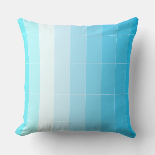 色だけTurquoiseOmbre クッション (正面)