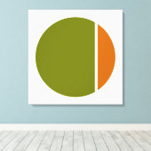 色つぶしサークル キャンバスプリント (インサイチュ (ウッドフロア))