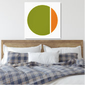 色つぶしサークル キャンバスプリント (インサイチュ (寝室))