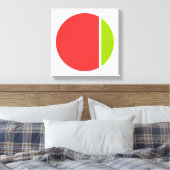 色つぶしサークル キャンバスプリント (インサイチュ (寝室))