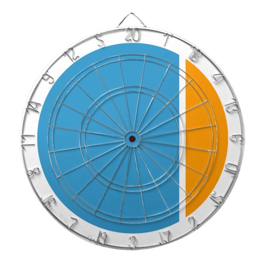 色つぶしサークル ダーツボード (正面)