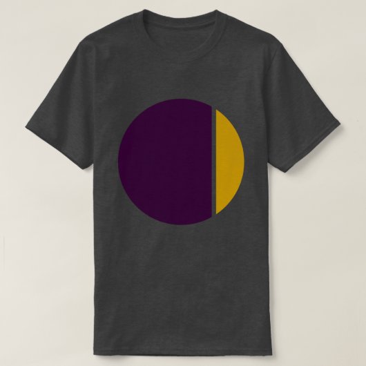 色つぶしサークル Tシャツ (デザイン正面)