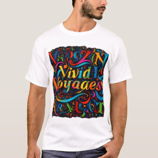 色で探索 – 鮮やかなボヤージュTシャツ Tシャツ