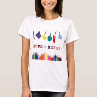 色で考えて下さい Tシャツ