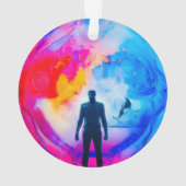 色で表示 オーナメント (裏面)