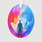 色で表示 オーナメント (正面)