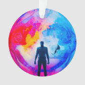 色で表示 オーナメント (正面)