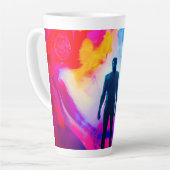 色で表示 カフェラテマグ (左アングル)