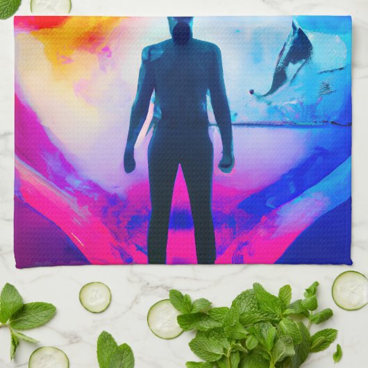 色で表示 キッチンタオル (折り畳み)