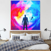 色で表示 キャンバスプリント (インサイチュ (寝室))