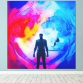 色で表示 キャンバスプリント (インサイチュ (ウッドフロア))