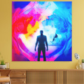 色で表示 キャンバスプリント (インサイチュ (リビング))