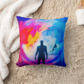 色で表示 クッション (ブランケット)