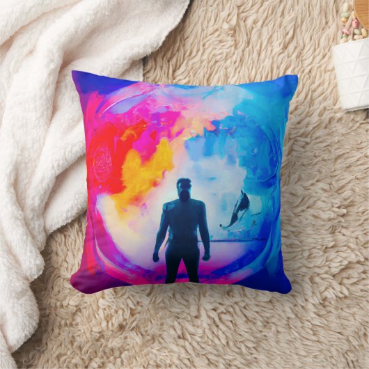 色で表示 クッション (ブランケット)