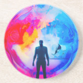 色で表示 コースター (正面)