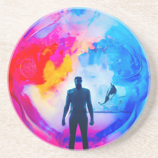 色で表示 コースター (正面)