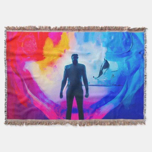 色で表示 スローブランケット (正面)