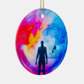 色で表示 セラミックオーナメント (右)