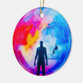 色で表示 セラミックオーナメント (左)