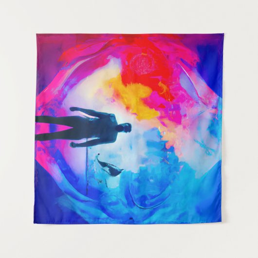 色で表示 タペストリー (正面(横))