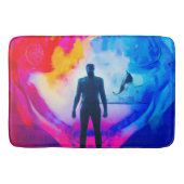 色で表示 バスマット (正面)