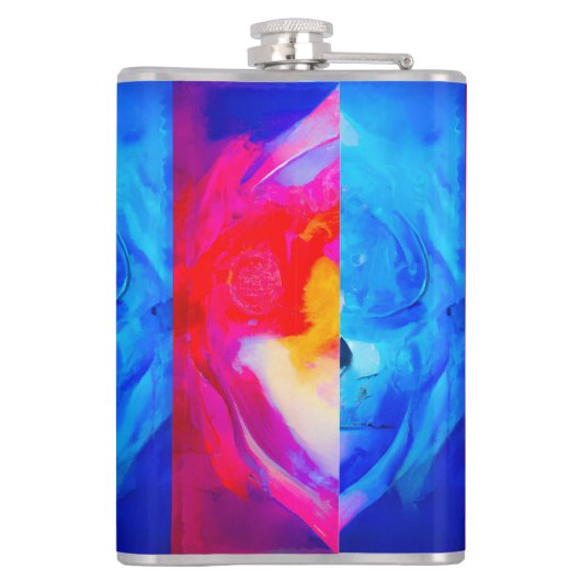 色で表示 フラスク (裏面)