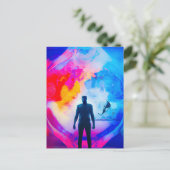 色で表示 ポストカード (スタンド正面)