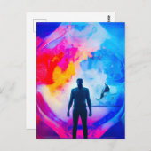 色で表示 ポストカード (正面/裏面)