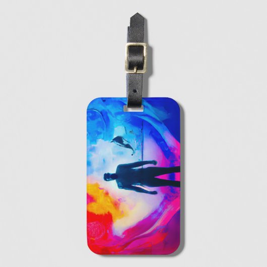 色で表示 ラゲッジタグ (正面縦)