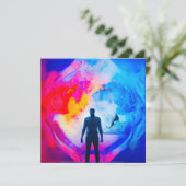 色で表示 招待状 (スタンド正面)