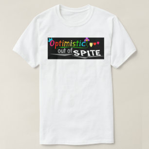 色で"楽観的" Tシャツ