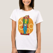 色とりどりのカートゥーン道化師 Tシャツ (正面)