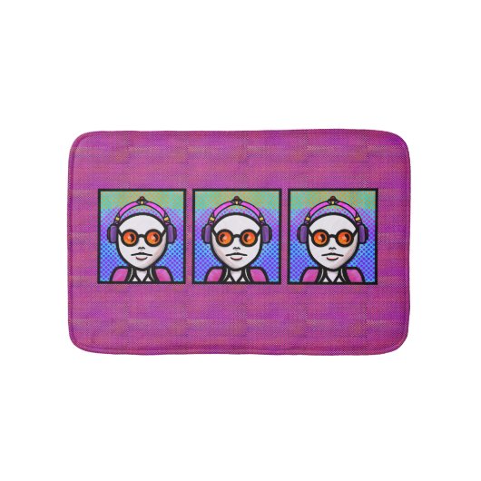 色とりどりのルックス バスマット (正面)
