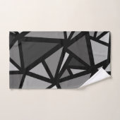 色とりどりの三角形のパターン6 バスタオルセット (ハンドタオル)