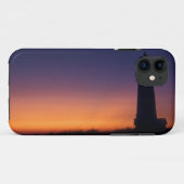 色とりどりの地平線に沈む太陽の球体 Case-Mate iPhoneケース (裏面(横))