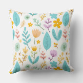 色とりどりの庭 クッション (裏面)