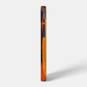 色とりどりの抽象画 iPhoneケース (左側面)