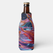 色とりどりの液体が飛び散る ボトルクーラー (ボトル正面)