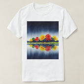 色とりどりの秋の木々 Tシャツ (デザイン正面)