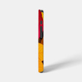 色とりどりの紅葉 植物デザイン iPhoneケース (左側面)