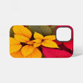 色とりどりの紅葉 植物デザイン iPhoneケース (裏面横)