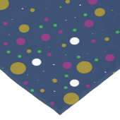 色とりどりの紙吹雪 ショートテーブルランナー (コーナー)