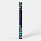 色とりどりの素敵な雪の結晶 iPhoneケース (右側面)