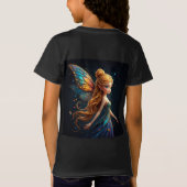 色とりどりの羽を持つ妖精 Tシャツ (裏面)