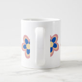 色とりどりの花 ジャンボコーヒーマグカップ (裏面)