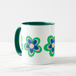 色とりどりの花 マグカップ