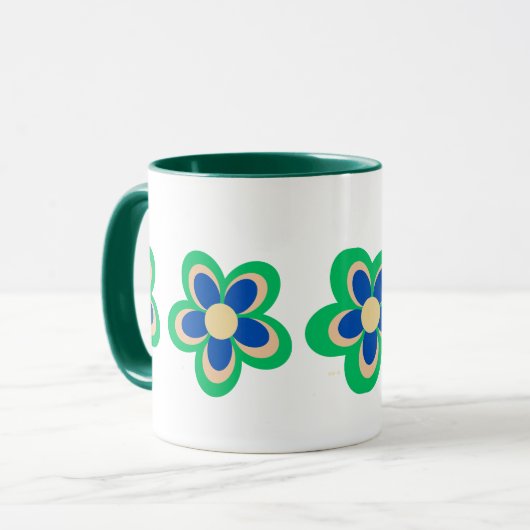 色とりどりの花 マグカップ (正面左)