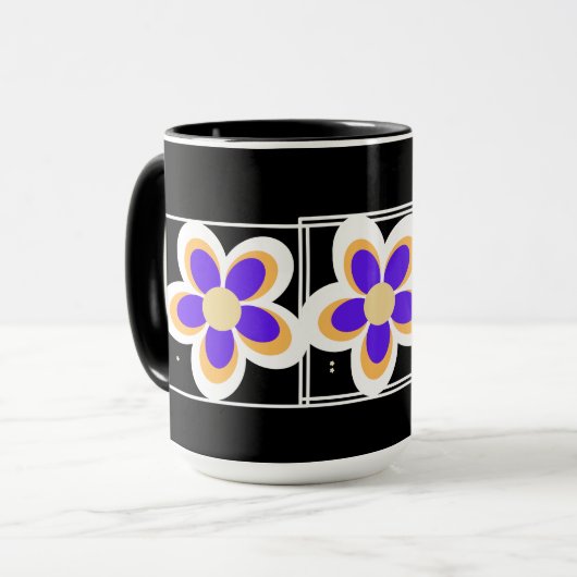 色とりどりの花 マグカップ (正面左)
